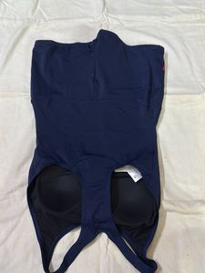 Navy Blue One-Piece Swimsuit