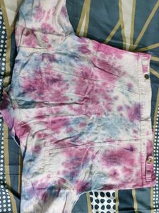 Tie-Dye Denim Jacket