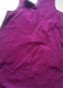 Simple Sleeveless Corduroy dress for girls / women