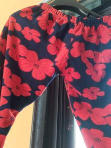 Comfortable Floral Print Leggings