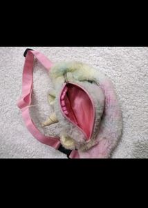 Fluffy unicorn bag