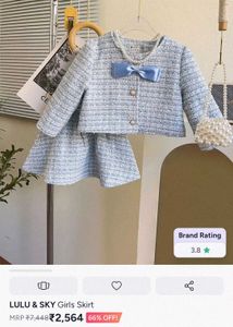 Baby Girls Tweed Skirt Set
