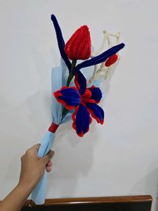 Handmade Pipe Cleaner Flower Bouquet