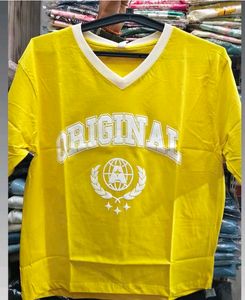Vibrant Yellow Graphic T-Shirt