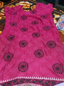 Pink &amp; Blue Ethnic Suit set