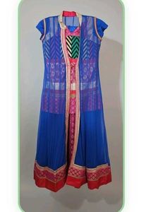 Elegant Blue Ethnic Dress