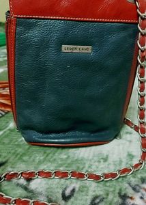 Leder Land Leather Crossbody Bag