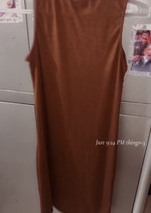 Brown Bodycon Mini Dress