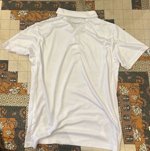 Men's White Polo T-Shirt
