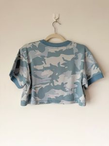 Adidas Cropped Camo T-Shirt