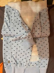 Duke New Men's Blue Polka Dot Sweatshirt