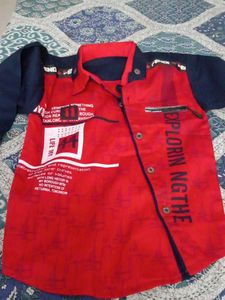 Unused Boy's Blue or red Casual Shirt