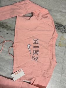 Embroidered Aesthetic Nike Drawstring sweatshirt