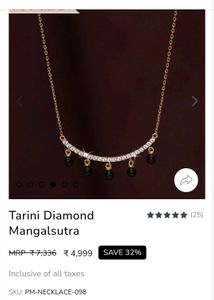 Tarini Diamond Mangalsutra