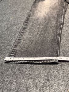 TOFFEE Baggy Wide-Leg Denim Jeans Faded Acid Wash