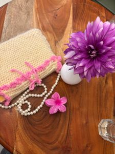 Coquette Aesthetic Crochet Mini Bag ✨