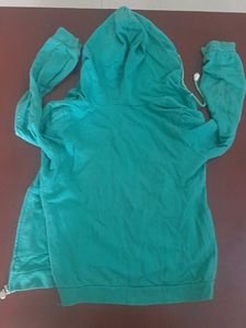 Warm Teal Hoodie for mild winters