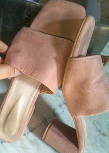 Mauve And Grey Heels