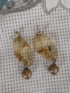 Unique Resin Dangle Earrings