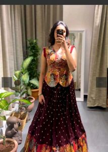 Skirt TOP Party Wear