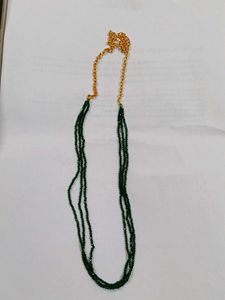 Elegant Green Beaded Necklace