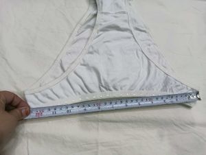 White Briefs 💛with Decorative Trim