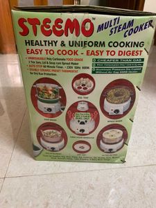 🆕Steemo Multi Steam Cooker - Healthy Cooking