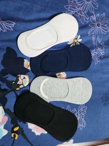 No-Show Socks - 4 Pack