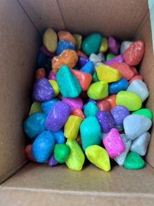 Vibrant Polished Aquarium Rocks