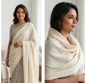 Elegant Cream Scarf