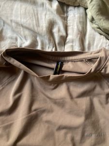 Stylish Brown Long Sleeve Top