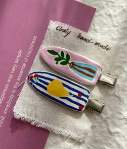 Handmade Ceramic Hair Clips
