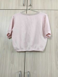 Cute Pink Knit Cardigan