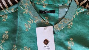 Teal Floral Print jacket