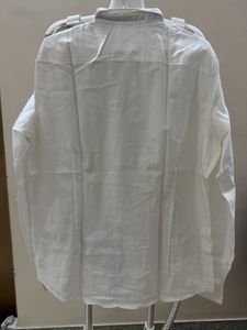 AX Men's White Classic Fit Shirt