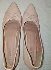 Elegant Beige Ballet heels