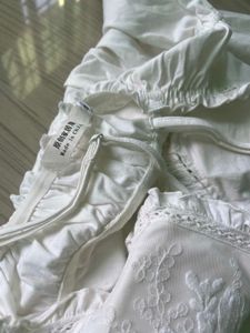 Lace Trimmed White Nightgown