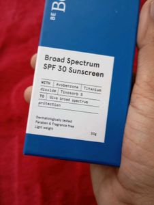be bodywise broad spectrum sunscreen with SPF 30