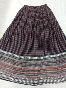 Boho Print Maxi Skirt