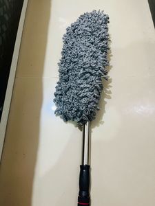 Grey Microfiber Duster with Extendable Handle