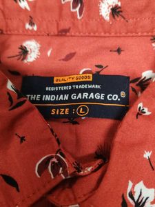 The Indian Garage Co. Men Regular Fit Floral Print