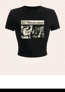 Graphic Crop Top