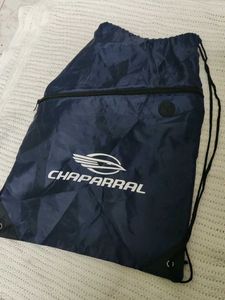 Chaparral Navy Drawstring Bag