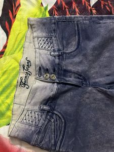 Purple Wash Jeans - Size Medium