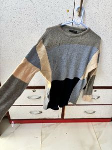 Colorblock Knit Sweater