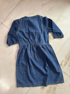 Chic Bow knot Denim Dress