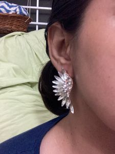 Delicate Angel Wings Stone Earring