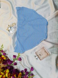 🇳🇿💫🎀Blue and White Striped Bikini Bottom