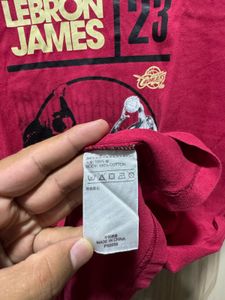 Adidas x LeBron James 23 NBA Red T-Shirt