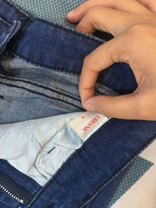 URBANIC  blue flare jeans